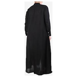 Autre Marque-Black pleated maxi dress - size M-Black