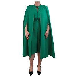 Elie Saab Jumpsuit en crêpe vert joyeux - taille UK 12 Vert