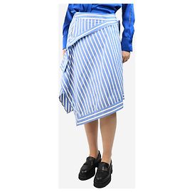 JW Anderson Gonna a righe blu e bianca - taglia UK 8 Blu
