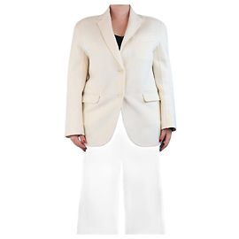 Anine Bing Creme Wolljacke - Größe M Roh