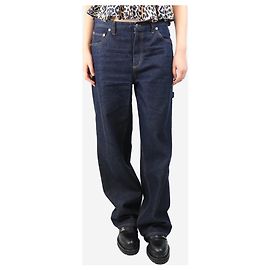 Tibi Jean utilitaire large en indigo - taille UK 10 Bleu