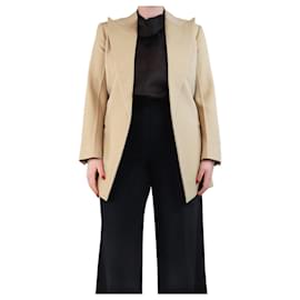 Céline-Beige wool jacket - size UK 8-Other