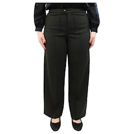 Soeur-Khaki pocket trousers - size UK 14-Green