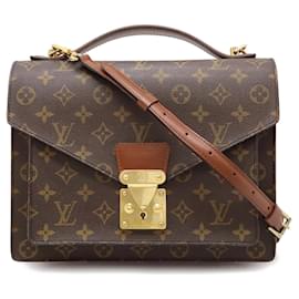 Louis Vuitton-Louis Vuitton Monogram Montsouris 28 Handbag-Brown