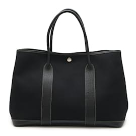 Hermès-Sac Tote PM Hermes Garden-Noir
