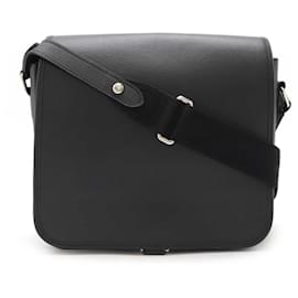 Louis Vuitton-Louis Vuitton Taiga Andrei Shoulder Bag-Black,Grey