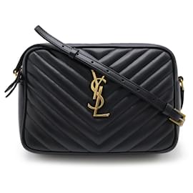 Yves Saint Laurent-Yves Saint Laurent Lou Camera Bag-Black