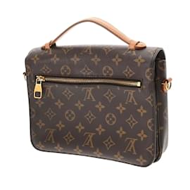 Louis Vuitton-Louis Vuitton Monogram Pochette Metis MM Handbag-Brown,Other,Monogram