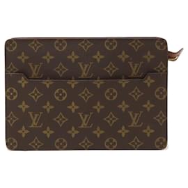 Louis Vuitton-Louis Vuitton Monogram Pochette Homme Clutch Bag-Other,Monogram