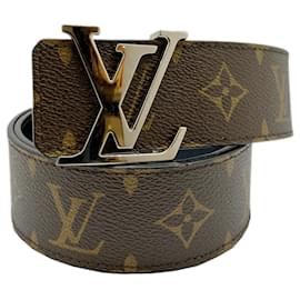 Louis Vuitton-Louis Vuitton Monogram Santur Belt-Brown,Monogram