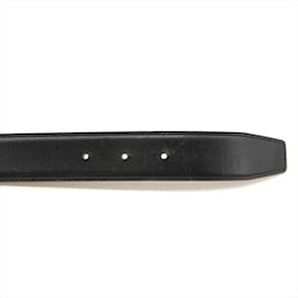 Hermès-Ceinture en cuir réversible Hermes-Marron,Noir