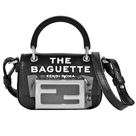 Fendi-Sac à main Nano Bucket Fendi Marc Jacobs-Noir