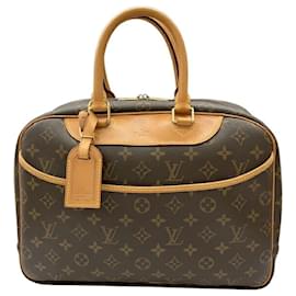 Louis Vuitton-Louis Vuitton Deauville Monogram Handbag-Brown,Monogram