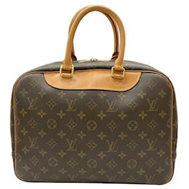 Louis Vuitton-Louis Vuitton Deauville Monogram Handbag-Brown,Monogram