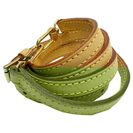 Louis Vuitton-Louis Vuitton Shoulder Strap in Tanned Leather-Beige