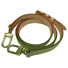 Louis Vuitton-Louis Vuitton Shoulder Strap in Tanned Leather-Beige