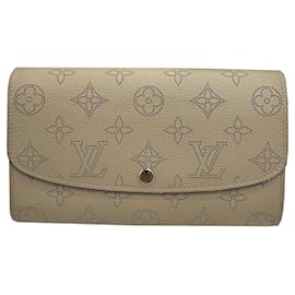 Louis Vuitton-Louis Vuitton Mahina Long Wallet-Beige