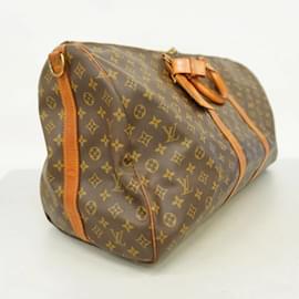 Louis Vuitton-Louis Vuitton Boston Bag Monogram Keepall Bandouliere 60-Brown