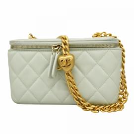 Chanel-Chanel Vanity Bag in Pale Light Blue-Other