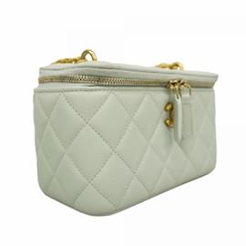 Chanel-Chanel Vanity Bag in Pale Light Blue-Other