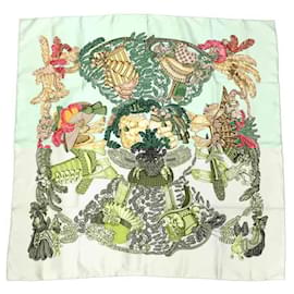 Hermès-Hermes Silk Scarf in Peppermint Green-Green