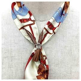 Hermès-Écharpe Twilly Hermes Muffler Anneau Charme-Autre