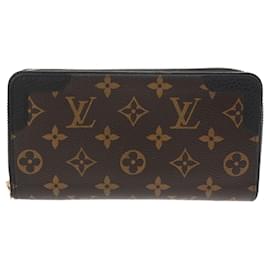 Louis Vuitton-Louis Vuitton Monogram Zippy Wallet Retiro Noir-Black