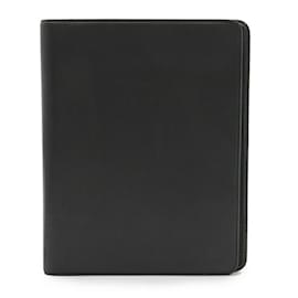 Louis Vuitton-Louis Vuitton Taiga Agenda Bureau Notebook Cover-Black,Grey