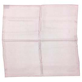 Hermès-Cachecol de seda rosa Hermes-Rosa