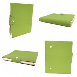 Hermès-Hermes Ulysse PM Togo Light Green Planner Cover-Light green