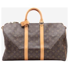 Louis Vuitton-Brown vintage 1997 Monogram Keepall 45-Brown