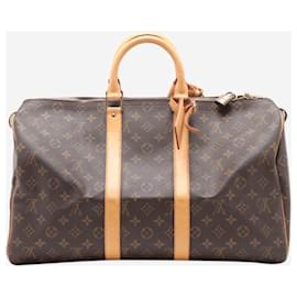 Louis Vuitton-Brown vintage 1997 Monogram Keepall 45-Brown