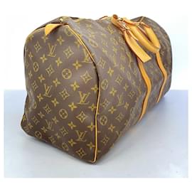 Louis Vuitton-Louis Vuitton Boston Bag Monogram Keepall 50-Brown