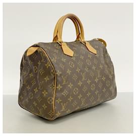 Louis Vuitton-Louis Vuitton Monogram Speedy 30 Handbag-Brown