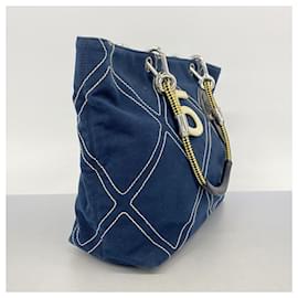Chanel-Chanel Tote Bag No.5 Canvas-Black,Blue