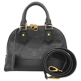 Louis Vuitton-Louis Vuitton Monogram Empreinte Neo Alma BB Handbag-Black