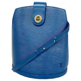 Louis Vuitton-Louis Vuitton Epi Cluny Shoulder Bag-Blue