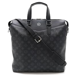 Louis Vuitton-Louis Vuitton Fragment Monogram Eclipse Tote Explorer Bag-Brown,Black,Monogram
