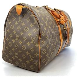 Louis Vuitton-Louis Vuitton Monogram Keepall 50 Boston Bag-Brown