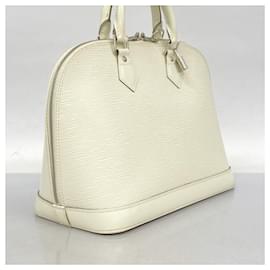 Louis Vuitton-Louis Vuitton Epi Alma PM Handbag-Eggshell