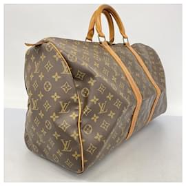 Louis Vuitton-Louis Vuitton Boston Bag Monogram Keepall 50-Brown