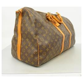 Louis Vuitton-Louis Vuitton Boston Bag Monogram Keepall Bandouliere 60-Brown