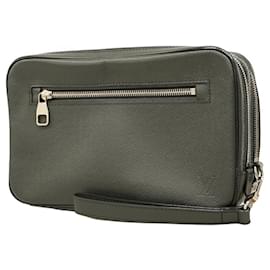 Louis Vuitton-Louis Vuitton Clutch Bag Taiga Neo Pavel M32902-Grey