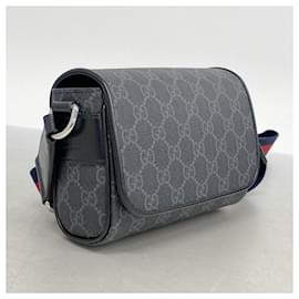 Gucci-Bolsa de Ombro Gucci GG Supreme 791741-Marrom,Preto