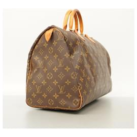 Louis Vuitton-Louis Vuitton Monogram Speedy 40 Handbag-Brown
