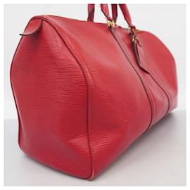 Louis Vuitton-Louis Vuitton Epi Keepall 45 Boston Bag-Red