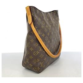 Louis Vuitton-Louis Vuitton Monogram Looping GM Shoulder Bag-Brown