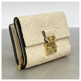 Louis Vuitton-Louis Vuitton Tri-fold Wallet-Cream
