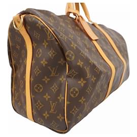 Louis Vuitton-Louis Vuitton Monogram Keepall Bandouliere 50-Brown
