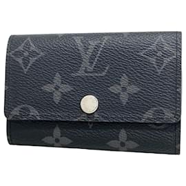 Louis Vuitton-Louis Vuitton Monogram Eclipse Key Case-Black